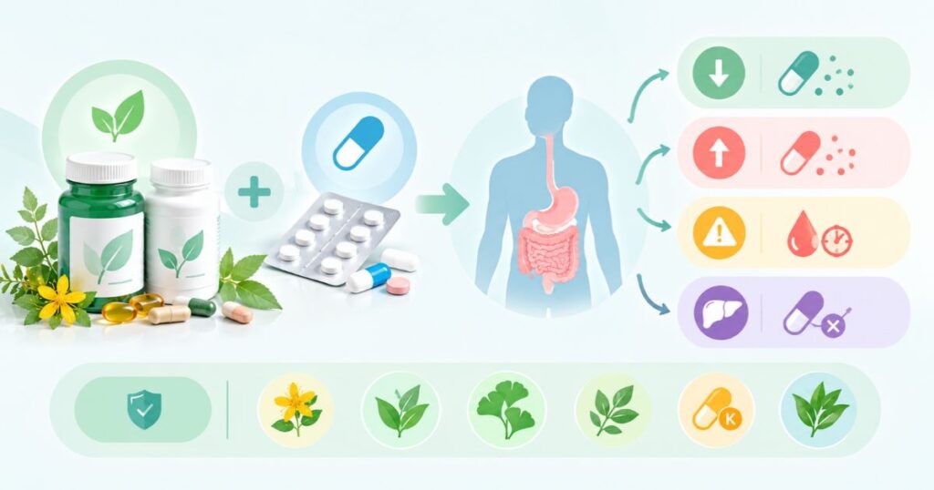 Dietary supplements and medicines may interact and affect treatment effectiveness and safety.